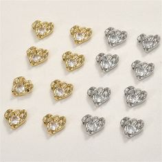 14K Gold Plated CZ Heart Charm Pendant, Love Bracelet, Romantic Necklace, Friendship Earring, Sweetheart Jewelry, Valentine Charm {Material}: copper, brass, zircon {Size}: 9.5*10mm ♥ Custom instructions: * If you have specific requests for this item, such as adding a logo, altering the size and color, please be aware that custom orders typically have a minimum quantity requirement and have a lead time of 2 weeks. If you're able to meet these requirements, please let us know and we'll provide you with further details. We have more unique and amazing jewelry accessories, please click the link below: charms https://www.etsy.com/shop/MlssSupplies?section_id=33859044 beads https://www.etsy.com/shop/MlssSupplies?section_id=33859050 chains https://www.etsy.com/shop/MlssSupplies?section_id=3385905 Gold Heart Charm Bracelet With Cubic Zirconia, Gold Cubic Zirconia Heart Bracelet For Valentine's Day, Metal Heart Earrings With Heart Beads, White Heart-shaped Bracelet For Weddings, White Heart Bracelet For Wedding, White Heart-shaped Wedding Bracelet, White Metal Heart Bracelet, White Metal Heart-shaped Bracelet, Metal Heart Charm Earrings For Wedding