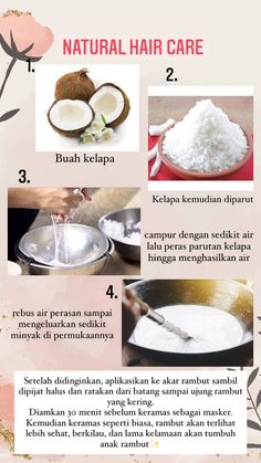 Santan Kelapa, Aries Style, Disiplin Anak, Haircare Tips, Hair Diy, Organic Hair, Baby Oil, Natural Hair Care, Facial Care