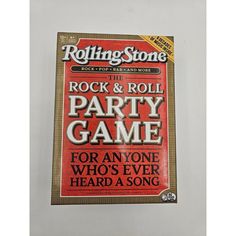 the rock and roll party game for anyone who's ever heard a song is on display