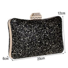 Sequined Party Clutches – Luxy Moon Luxury Square Evening Bag For Mobile Phone, Evening Bags With Sequins For Party Season, Silver Evening Mobile Phone Bag, Silver Mobile Phone Bag For Parties, Luxury Rectangular Clutch For Cocktail, Party Clutch With Sequins, Party Clutch Bag With Sequins, Sequined Party Clutch Bag, Chic Glitter Bags For Events