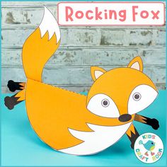 an image of a paper fox with the words rocking fox on it