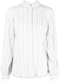 cloud white classic collar concealed front button fastening long raglan sleeves vertical stripe print curved hem Raglan Shirt, Raglan Shirts, Cloud White, Stripe Print, Raglan Sleeve, Tommy Hilfiger, Top Shirt, Fashion Branding, Womens Tops