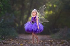 "\"Fairy Collection\".... The Elvina tutu DRESS IS FULLY LINED and skirt is made of 4 layers of premium quality made in the USA tulle which is hand tied onto bodice. Skirt features an ombre color combination of 2 bottom layers in eggplant, 3rd layer in purple, 4th layer in deep lavender, each color layer is 1 inch shorter than the previous color layer, giving the skirt a subtle ombre color combination. Tulle ends are cut at an angle which allows for a full magical skirt. Shoulder strap is hand s Fairy Shoot, Shark Baby Costume, Purple Tutu Dress, Pageant Photography, Floppy Bunny, Fairy Photography, Crochet Tutu, Tutu Dress Costumes, Daughter Photography