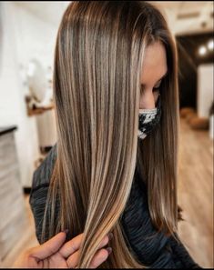 Straight Balayage, Iced Mocha, Caramel Highlights, Mom Hairstyles, Brown Blonde Hair