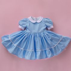 Alice in Wonderland Baby Girl Costume Blue Dress for - Etsy Indonesia Baby Girl Costume, Minnie Outfit, Girls Pinafore Dress, Alice In Wonderland Tea Party Birthday, Baby Costumes Girl, Girls Pinafore, Alice In Wonderland Costume, Wonderland Costumes