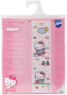 the hello kitty wall sticker is in its package