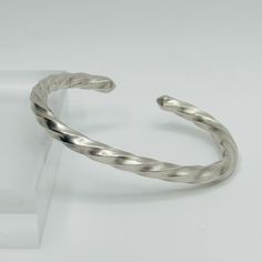 David Yurman Edge Cable Bracelet, 5.5mm Excellent Pre-Owned Condition Sterling Silver Bracelet, 5.5mm Size Medium Would Fit Up To 6.4" Wrist Hinged Opening Comes With Dy Pouch Yurman Bracelet, David Yurman Bracelet, Cable Bracelets, David Yurman Jewelry, Sterling Silver Bracelet, David Yurman, Sterling Silver Bracelets, Womens Jewelry Bracelets, Silver Bracelet