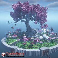 Minecraft giant tree inspiration cherry blossom Minecraft Tree, Minecraft Garden, Fantasy Tree, Minecraft Medieval, Minecraft Inspo, Giant Tree, Minecraft Blueprints, Minecraft Crafts, Minecraft Architecture