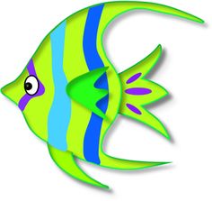 a green and blue fish with big eyes