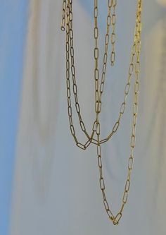 Paperclip necklace - Dolché JewelryDolché Jewelry Silver Gold-plated Clavicle Chain Necklace, Trendy Link Chain Necklace For Layering, Elegant Stainless Steel Chain Necklaces, Elegant Stainless Steel Necklaces, Dainty Link Chain Necklace With Clavicle Chain, Delicate Chain Metal Long Necklace, Minimalist Double Chain Link Necklace, Elegant Metal Charm Necklace With Double Chain, Long Metal Charm Necklace