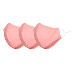 Safely Made in USA, Premium Cotton Personal Fashion Face Mask in PInk 3 Pack Quantity Size: S-M.  Gender: female.  Age Group: adult. Large Face, Cloth Face Mask, Fashion Face Mask, Ear Loop, Mask Making, Cloth Bags, Pink Grey, Face Masks, Mint Green