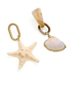 Indulge in elegance and sophistication with our Asymmetric Acrylic Seashell Starfish Statement Earrings. Crafted from luxurious acrylic, these drop earrings feature delicate shell drops and are designed for the modern woman who appreciates high-end jewelry. Elevate any outfit with these stunning and exclusive earrings. Acrylic/seashell/alloy 2 6/8" x 1 1/4" (6.8cm x 3cm) 2 1/5" x 1 5/8"(6.3cm x 4cm ) Post back Women's drop earrings Item #472506 Exclusive Earrings, Earrings Acrylic, Back Women, Starfish, Modern Woman, Statement Earrings, Sea Shells, The Modern, Shells