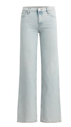 Color: Light wash Front Rise: 10.25", Leg Opening: 20", Inseam: 32"Model Height 5'9"Model wearing size 25Measurements based on size 27 Re-up with our Rosie High-Rise Wide Leg Jean, cut with an elevated waistline and wide leg. Crafted from Italian premium comfort stretch denim, the bleached out, light blue Socal wash features a clean hems and edge grinding. Material: 98% Cotton and 2% Elastane High Rise Wide Leg Jeans, Top Skirt Set, Swimwear Sets, Top Pants Set, Strapless Tops, One Shoulder Tops, Light Wash Jeans, Overall Dress, Dresses With Leggings