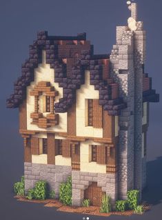 an image of a house made out of lego blocks