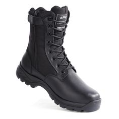 PRICES MAY VARY. ✮✮punctureproof& durable✮: An anti puncture layer is added in the interlayer of the sole, which is firm and durable, and Sponge insole is presented to ensure the comfort of the sole. ✮✮Zipper design& convenient✮: The side zip boots for men is easy to put on and take off.The metal zipper head is not easy to be damaged. You'll find it very convenient to wear the tactical boots for men with zipper ✮✮Suitable for all seasons✮: Designed for Spring Summer Autumn and Winter, offers all Desert Combat Boots, Lightweight Hiking Boots, Combat Shoes, Jungle Boots, Combat Boots Men, Military Tactical Boots, Winter Outdoor Activities, Army Boots, Side Zip Boots