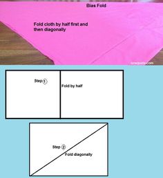 the instructions for how to fold an origami tablecloth with folds on it