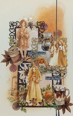 a collage of pictures with different things on it, including flowers and other items