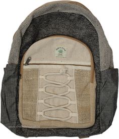 A smart Himalayan style backpack with flexible straps. A true utility and stylish piece, it has two zipper pockets on the front, closes with zipper and has bottle pockets on the sides. #tlb #Handmade #HempBackback Daily Use Backpack With Side Pockets, Backpack With Side Pockets For Daily Use, Everyday Backpack With Side Pockets, Outdoor Backpack With Side Pockets, Backpack With Side Pockets, Outdoor Activities Backpack With Side Pockets, Outdoor Activities Standard Backpack With Side Pockets, Valentina Core, 2024 Predictions