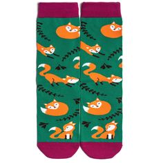 Buy On Amazon Men and women say our cute animal socks with sayings get the best reactions because they stand out in all the ways that count! Curl up with the cozy fox socks, featuring one of the world’s cutest forest animals. The bottom of the socks sports a playful message: “Stay Foxy.” You'll enjoy flaunting these comfortable socks no matter where you are; at home, the office or out exploring mother nature! Looking for a fun way to surprise a foxy lady in your life? These stylish socks are a w Playful Green Socks For Stocking Stuffers, Cute Green Socks For Stocking Stuffers, Playful Green Winter Socks, Green Novelty Socks For Winter, Fox Socks, Animal Socks, Stylish Socks, Sock Animals, Comfortable Socks