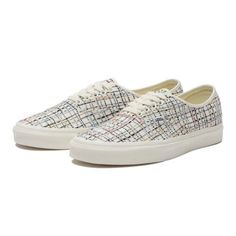 Vans Woven Plaid Authentic Skate Shoes Low Sneakers White Us Mens 5 Women’s 6.5. Vans White Canvas Shoes With Speckled Midsole, White Vans Textile Sneakers, Vans Skate Shoes With Textured Sole And Round Toe, Vans Textile Sneakers With Rubber Sole, Vans Skate Shoes With Textured Sole, Vans White Sneakers With Speckled Midsole, White Vans Sneakers With Speckled Midsole, White Lace-up Sneakers With Woven Sole, Vans Textile Sneakers