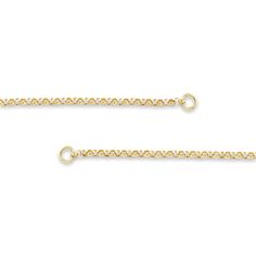 Delicate hollow rolo links entwine together to form this timeless necklace from the Jared Push Lock collection. Fashioned in 14K yellow gold. Use a charm from the Push Lock Collection to secure this 20-inch rolo chain. Charms and Push Lock Clasp sold separately. Classic Gold Rolo Chain Necklace, Gold Rolo Chain Necklace With Rectangular Links, Gold Chain Necklace With Rectangular Rolo Links, Yellow Gold Oval Link Rolo Chain Necklace, Yellow Gold Jewelry With Rolo Chain And Oval Link, Yellow Gold Necklace With Oval Link Rolo Chain, Yellow Gold Round Cable Chain Necklace, 14k Gold Rolo Chain Necklace, 14k Gold Round Rolo Chain Necklace