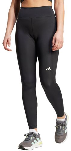 Take on cold-weather in comfort. These adidas running leggings keep your legs warm in chilly conditions while AEROREADY handles moisture to keep you dry. Sleek, performance fabric has built-in stretch that moves with you through every stride. Reflective details and side pockets for storing essentials add functional details that optimize your run. Fit & Design: Tight fit Drawcord on elastic waist Sleek performance fabric with LYCRA® ADAPTIV™ AEROREADY High rise Reflective logo above left knee, reflective three stripes Womens Athletic Outfits, Adidas Running, Running Leggings, Athletic Apparel, Athletic Outfits, The Run, Performance Fabric, Adidas Women, Short Outfits