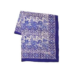 The intricate pattern on our hand-dyed Batik Bandana is crafted by skilled artisans in Indonesia using a 700-year-old batik technique. This bandana is made from white cotton fabric that is then hand-stamped and hand-dyed using 700 years old batik wax and dye technique. The batik fabric is also then sun baked. You should expect some variation of the color. This pattern is called Kembang Rambat, which translates to Vines. Size: approximately 18.9”x19.7”. Due to the pre-washing process and the use Traditional Hand Printed Cotton Scarves, Blue Bohemian Sarong With Traditional Patterns, Traditional White Cotton Sarong, Cotton Batik Print Patterned Sarong, Traditional White Batik Print Sarong, Bandana Neck Scarf, Batik Technique, Head Bandana, Vintage Bandana