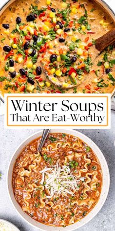 Article on 21 Winter Soups. Soup To Make You Feel Better, Winter Warmer Soup, Good Soups For Winter, Easy Winter Soups Healthy, Soup For Rainy Days, Meal Prep Soup Recipes, Winter Soups Vegetarian, Best Winter Soups Crockpot, Best Soups For Winter