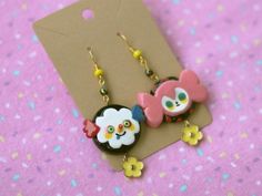 Set Anime, Mahou Shoujo, Matching Jewelry, Madoka Magica, Magical Girl, Clay Earrings, Earrings Handmade, Pretty Outfits, Jewelry Set