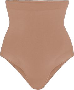 Compressive No-show Smoothing Shapewear, Compressive Seamless Shapewear, High-cut Leg Shapewear With Contoured Waistband, Solid Color Seamless Shapewear, Solid Seamless Shapewear In Elastane, Compressive Solid Color Shapewear, Solid Color Compressive Shapewear, Solid Shapewear With Wide Waistband, Solid Compressive Shapewear