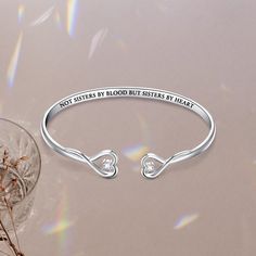 If you're looking for a beautiful and sentimental way to show your best friend some love, this bracelet is a perfect choice. The sleek, minimalist design is perfect for everyday wear, and the two delicate hearts represent you and your best friend, reminding you of all the good times you shared together. Whether you wear it as a daily reminder of your special bond or give it to your best friend as a gift, this bracelet is sure to be cherished for years to come. Why buy from us?: Crafted in Solid