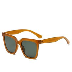 These square sunglasses are a stylish and versatile accessory that effortlessly elevates your look. The square shape adds a modern and trendy touch, making them suitable for various occasions. The lenses provide a wide field of vision, with a lens width of 61mm and lens height of 55mm. Lens Width: 61mm Lens Height: 55mm Style: Square Brown Square Sunglasses For The Beach, Square Frame Cat Eye Sunglasses With Uv Protection, Square Polarized Sunglasses For The Beach, Square Polarized Sunglasses For Beach, Types Of Glasses, Sunglasses Women Fashion, Plastic Sunglasses, Round Eyeglasses, Designer Glasses