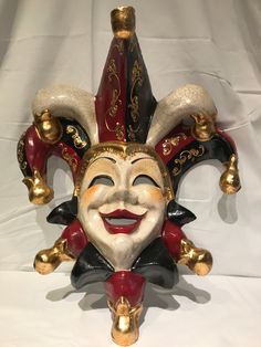 a mask that is sitting on top of a table