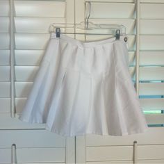 Nwot Wild Fable White Preppy Circle Skater Skirt Size Medium Waist: 14.5-15” Length: 16.5” Fitted A-line Tennis Skirt For Spring, Preppy Pleated Skirt In A Specific Color, Stretch Solid Pleated Skirt For School, Solid Color Pleated Preppy Skirt, School Fitted Flared Tennis Skirt, Spring Solid Color Tennis Skirt With Pleated Hem, Fitted Flared Tennis Skirt For School, School Tennis Skirt, Fitted And Flared, Spring School Uniform Style Tennis Skirt In Solid Color