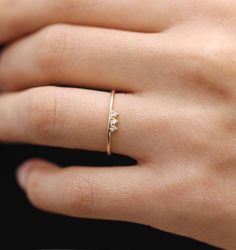 ❮❮ Details ❯❯ ◆ Handmade in our Manhattan Studio. ◆ Center Stone : Diamond, Approx. 0.03carat − Conflict-Free − Diamond Color : G − Diamond Clarity : SI ◆ Band Width : Approx. 1mm Round ◆ Material : 14K Yellow Gold,Rose Gold ◆ Sizes available : 3 - 9 (Pls send us convo for over size 9, Priced upon request) ✔︎ Make sure to add for your favorite ❤sign on the image. It would be helped for purchasing in the future. Delicate Diamond Ring With Accents, Minimalist Diamond Ring With Diamond Accents, Delicate Diamond Rings With Diamond Accents, Minimalist Rose Cut Diamond Ring For Anniversary, Minimalist Single Cut Diamond Ring For Anniversary, Minimalist White Gold Diamond Ring With Rose Cut, Minimalist Diamond Ring With Round Cut Accents, Minimalist White Gold Diamond Ring With Rose Cut Diamonds, Minimalist Diamond Ring With Rose Cut Diamonds For Anniversary