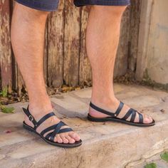 This leather sandal is 100% handmade with high quality leather and is made with extremely love and care. It is comfortable, feathery, durable, chic for all day.  Production time is 1 - 5 days. Please note that all our designs are handmade to order, we do not keep stock.  For help with measuring your Commitment Phobia, Grecian Sandals, Greek Men, Sandals Greek, Tan Leather Sandals, Strappy Leather Sandals, Mens Shoes Sandals, Men Sandals, Mens Leather Sandals