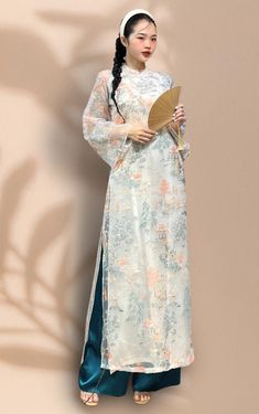 📌HANDMADE item  At EmTam Boutique, you will find the most stylish outfits in a wide size range and high quality at reasonable prices    📌 MESSAGE us if you're not sure of your ASIAN AODAI SIZE   Please LOOK AT THE SIZE CHART CAREFULLY BEFORE ORDERING   📌 This set includes 1 ao dai top & pants, perfect for any special occasions like lunar New year, mid-autumn festival, wedding, temple, church or photoshoot...   📌 There might be up to 10% color variance due to lightning and viewing devices    📌 The measurements of this aodai (ao dai) is in Vietnamese size which runs small so please go up 1 size or contact us if there's any question. US standard sizes tend to be bigger for same size. Please refer to the sizing charts for sizing.   📌 We support exchange for sizing inaccuracy. Please cont Festive White Embroidered Ao Dai, Traditional White Ao Dai With Floral Embroidery, Festive Embroidered White Ao Dai, Spring Wedding Embroidered Cheongsam, Traditional White Cheongsam For Spring, Traditional Embroidered Cheongsam For Spring, Traditional White Embroidered Ao Dai, Traditional Embroidered Spring Cheongsam, Spring Wedding Embroidered Ao Dai