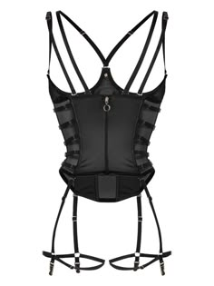 Maison Close Chambre Noire porte-jarretelles Corset - Farfetch Bonfire Fits, Goth Academia, Revealing Outfit, Corset Black, Romantic Outfit, Stockings Lingerie, Leather Harness, Causual Outfits, Boot Pumps