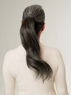 An off black base with light gray strands, this neutral-toned salt and pepper shade lets you get back to your roots. Excerpt Length: 20" inches video Clip-in Ponytails Another reason to love second day hair Watch The Video https://vimeo.com/407978657 faq how-do-i-choose-the-right-color-gray-extensions What-is-the-luxy-hair-ponytail-extension What-is-the-benefit-of-the-luxy-hair-ponytail-extension What-does-the-luxy-hair-ponytail-extension-come-with Does-the-luxy-hair-ponytail-extension-come-with Grey Hair Ponytail, Pepper Hair, Wrap Around Ponytail, Clip In Ponytail Extensions, Ponytail Hair Piece, Blonde Ponytail, Salt And Pepper Hair, Second Day Hairstyles, Luxy Hair