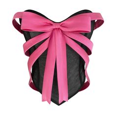 Pink & Black Bow Corset Skirt And Socks, Bow Corset, Lirika Matoshi, Pink Corset, Handle With Care, Dolce E Gabbana, White Bow, Stage Outfits, Black Bow