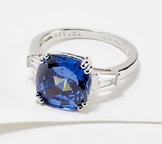 A little bit of this, and a little bit of that. Pops of color and glam come together in this ring to bring both fun and elegance to your day to day. Ring Size Guide, Gold Plated Sterling Silver, Diamond Gemstone, Sterling Ring, Rose Gold Plates, Prong Setting, Sapphire Ring, Platinum, Sterling Silver Rings