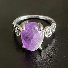 Condition: 100% Brand New And High Quality Material: S925 Silver, Amethyst S925 Stamped Inside The Ring Main Stone: Amethyst Size: 9 Same As Pictures Gender: Women Package: 1x Ring #Purpleamethystring #Womanring #S925ring #Rings #Jewelry Woman Ring, Purple Amethyst Ring, As Pictures, Rings Jewelry, Women Accessories Jewelry, Purple Amethyst, Womens Jewelry Rings, Cute Jewelry, Women Rings