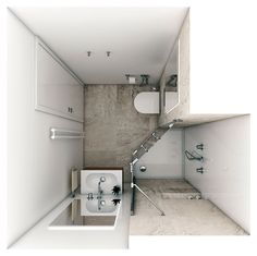 a bathroom with a toilet, sink and bathtub next to a wall mounted shower head