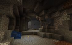 an empty room in a minecraft environment