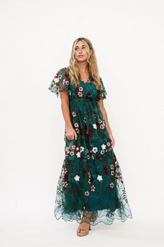 Family Pictures Dress – FEHRNVI Spring Maxi Dress With Scalloped Lace And Short Sleeves, Spring Gala Midi Dress With Lace Trim, Green Floral Embroidered Dress For Gala, Spring Gala Long Gown, Green Floral Embroidery Dress For Gala, Green Gown For Spring Garden Party, Summer Maxi Dress With Scalloped Lace And Short Sleeves, Short Sleeve Midi Dress For Spring Gala, Spring Gala Short Sleeve Dress