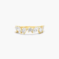 The bold geometric shapes of the diamonds create a timeless, romantic radiance. Fancy Diamonds, Diamond Rings, Geometric Shapes, Fashion Rings, Diamonds, Yellow Gold, Ring, Yellow, Gold