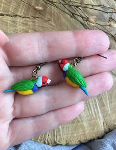 Colored birds necklace Bird lover gift Tiny bird jewelry Birds | Etsy Green Bird Design Jewelry Gift, Green Jewelry With Bird Design For Gift, Green Jewelry With Bird Design As Gift, Handmade Bird-shaped Jewelry For Gifts, Handmade Bird-shaped Jewelry Gift, Handmade Bird-shaped Necklace For Gift, Whimsical Bird Design Jewelry For Gifts, Whimsical Bird Design Jewelry For Gift, Birds Earrings