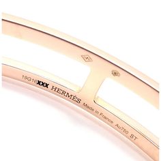 Hermes 18k Rose Gold H Open Cuff Bangle Bracelet  Metal: 18k Rose Gold  Size: ST  Length: 6.46"  Weight: 21.7 grams  Width: 11mm  Hallmarks: HERMES 750 ST Made In France 19G165XXX(serial number has been omitted) T3442hond  Please reference the dimensions in the description for the best approximate dimensions. Luxury Rose Gold Bangle Cuff Bracelet, Luxury Rose Gold Cuff Bracelet For Formal Occasions, Luxury Rose Gold Cuff Bracelet For Formal Events, Luxury Rose Gold Bangle As A Gift, Luxury Rose Gold Bangle As Gift, Luxury Rose Gold Bangle Gift, Luxury Rose Gold Bangle, Luxury Rose Gold Gift Bangle, Luxury Rose Gold Cuff Bracelet