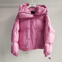 Toppies Winter Jacket Women Hooded Pink Puffer Jackets Loose Casual Candy Color Coat Korean Fashion Outwear pink-One Size Hooded Puffer Outerwear, Hooded Solid Puffer Outerwear, Pink Winter Puffer Jacket With Pockets, Pink Puffer Jacket With Pockets For Winter, Pink Puffer Jacket With Pockets For Outdoor, Pink Outerwear With Double-lined Hood For Cold Weather, Trendy Hooded Puffer Outerwear, Trendy Pink Hooded Jacket For Winter, Spring Hooded Puffer Parka