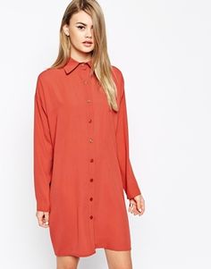 Enlarge The Laden Showroom X Mirror Mirror Classic Shirt Dress Preppy Girl, Mirror Mirror, Ticks, Classic Shirt, Different Styles, Showroom, Red Dress, Casual Dress